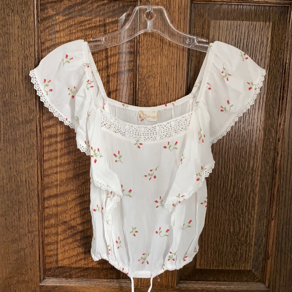 Altar’d State Rose Patterned Shirt